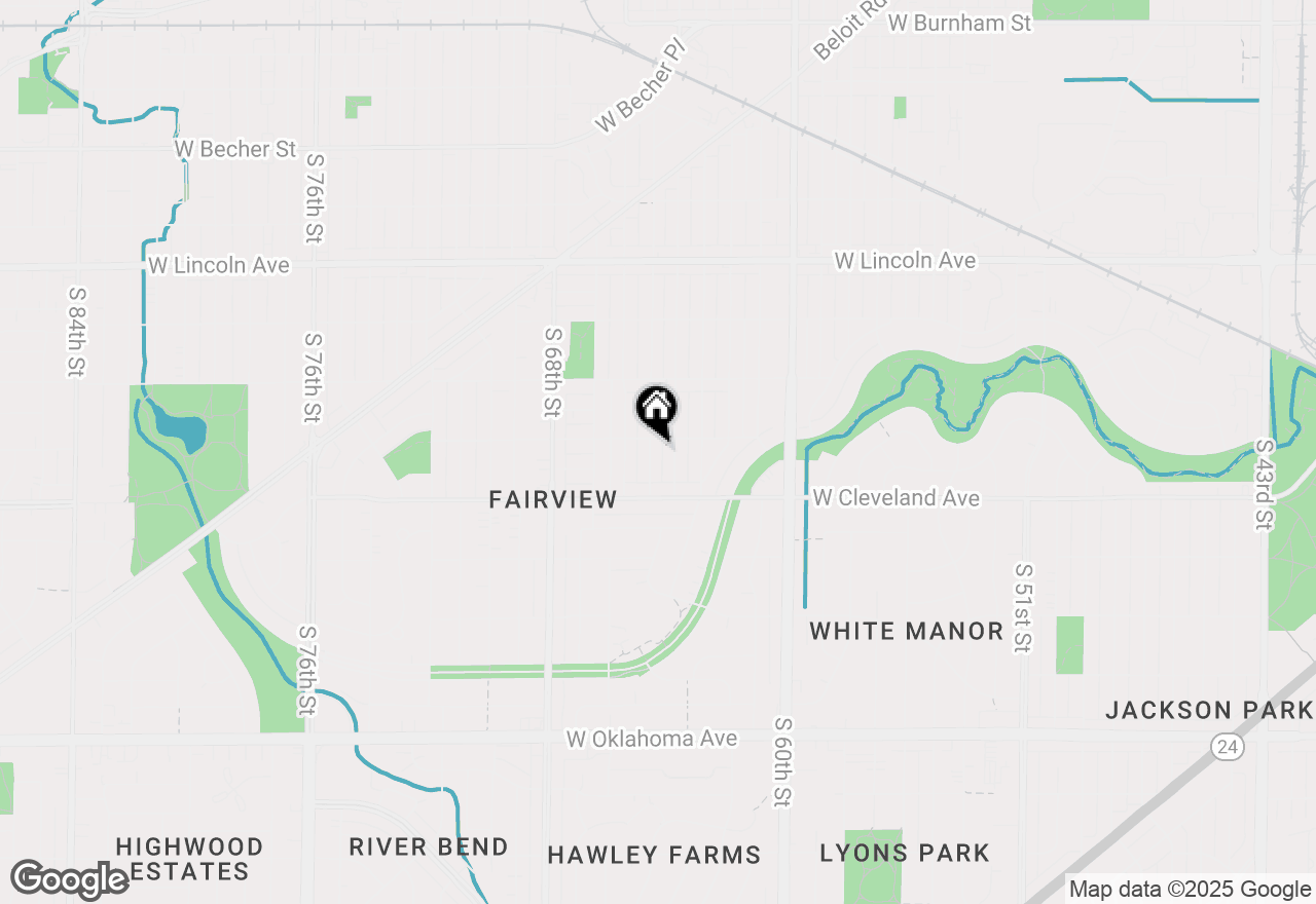 Map of 2616 S 65th St, Milwaukee, WI 53219