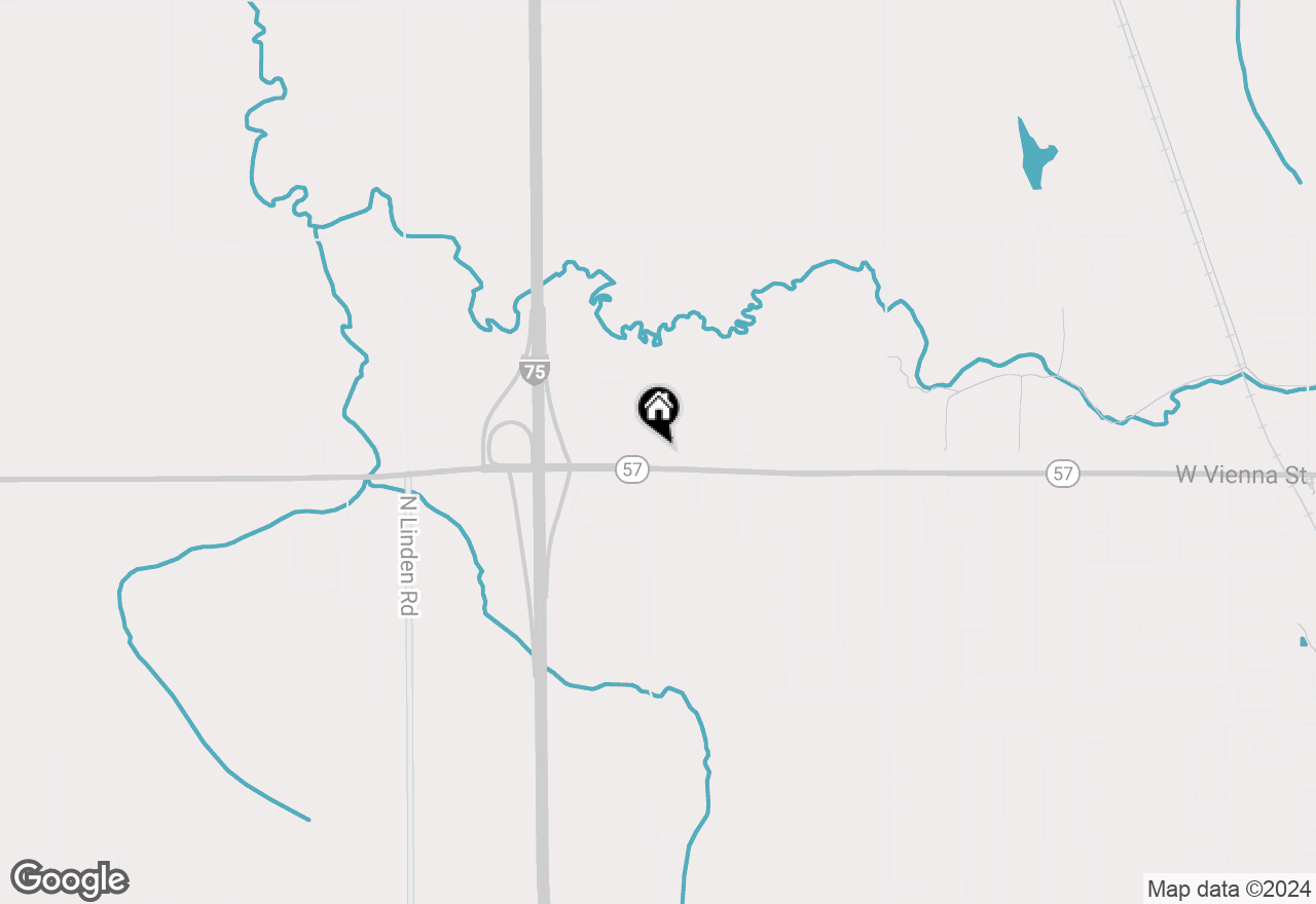 Map of 4254 W Vienna Road, Clio, MI 48420