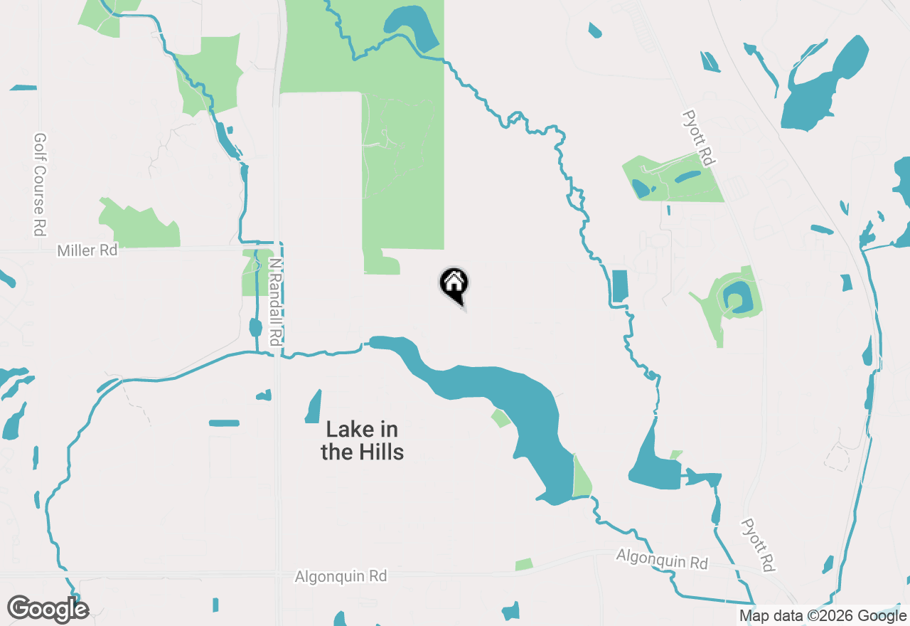Map of 1118 Sycamore Street, Lake In The Hills, IL 60156