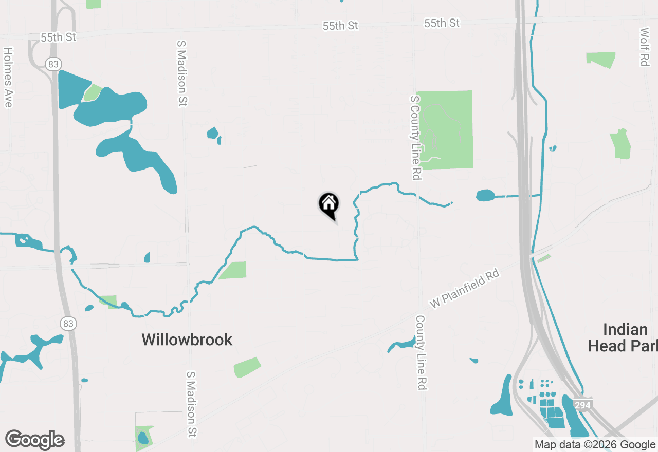 Map of 15W260 62nd Street, Burr Ridge, IL 60527