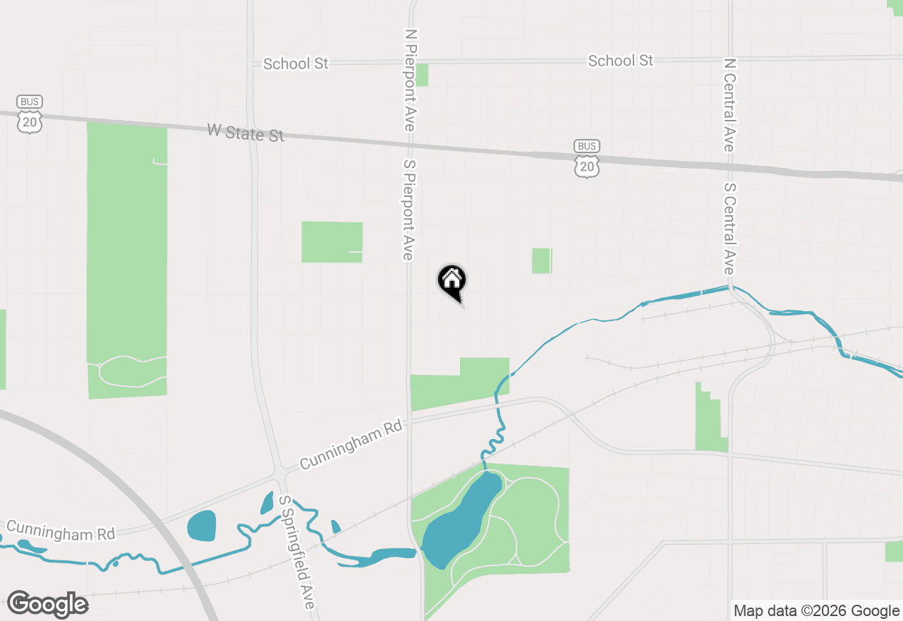 Map of 722 Plaisance Avenue, Rockford, IL 61102