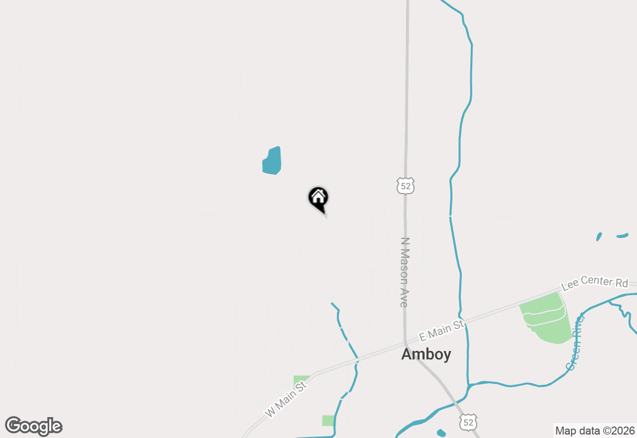 Map of 390 N East Avenue, Amboy, IL 61310