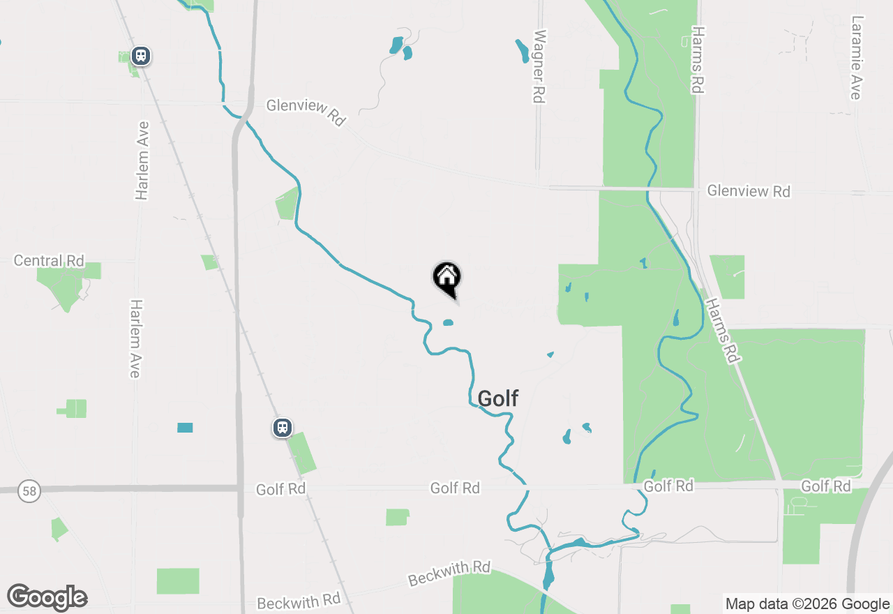 Map of 1121 Longvalley Road, Glenview, IL 60025