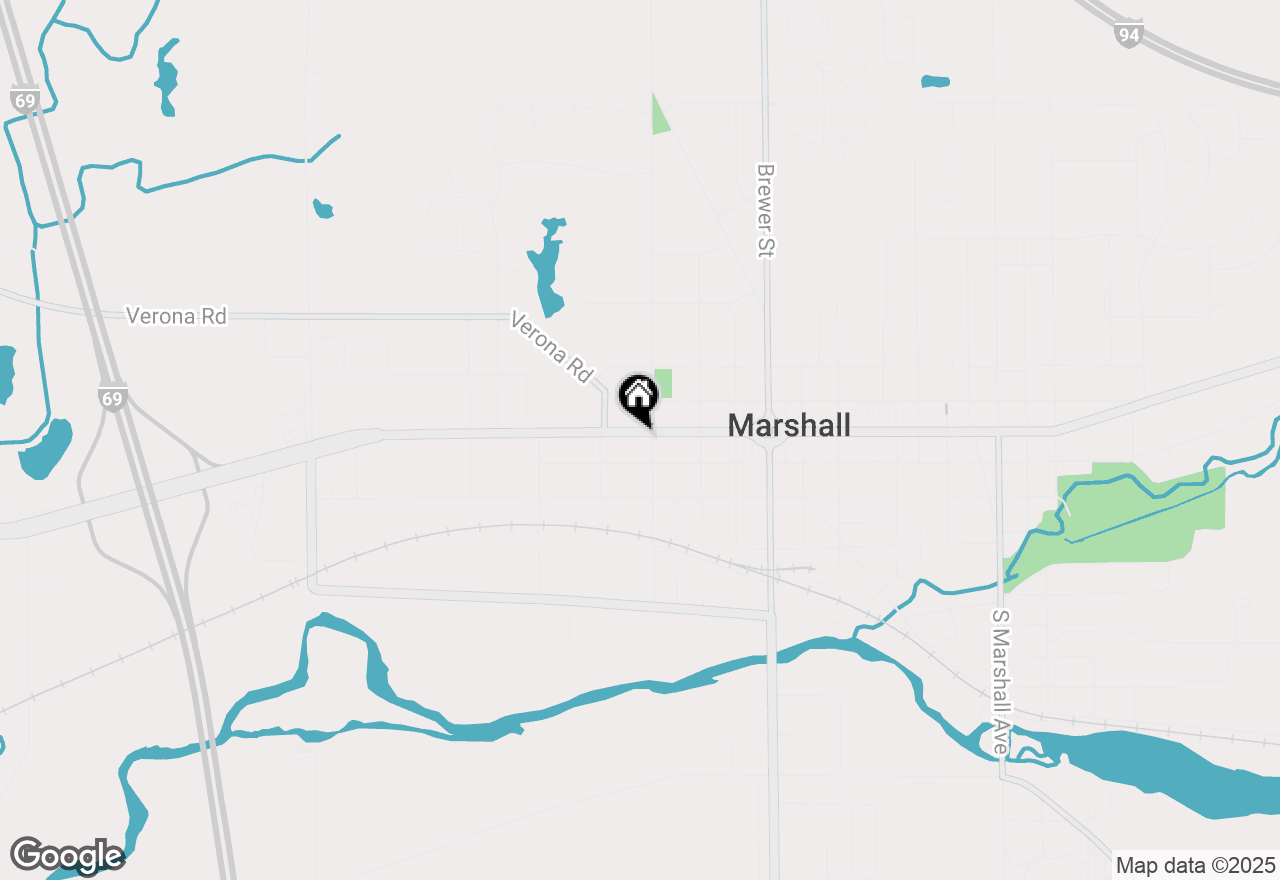 Map of 707 W Michigan Avenue, Marshall, MI 49068