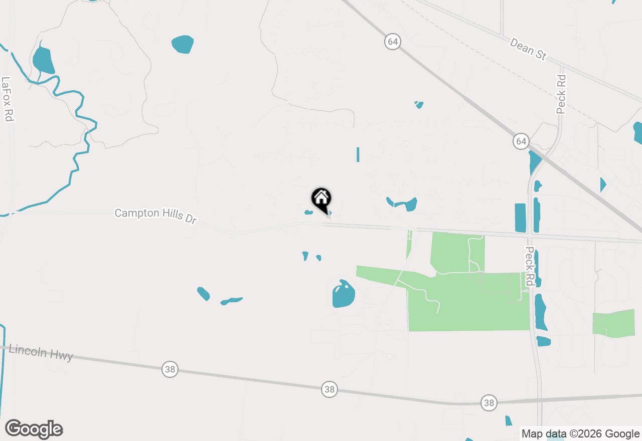 Map of 39W150 Campton Hills Drive, St. Charles, IL 60175