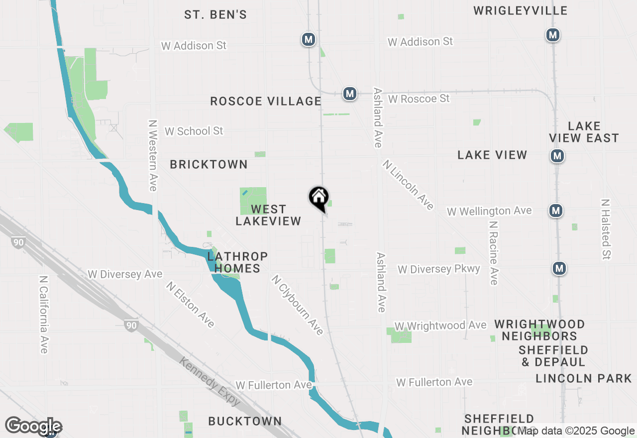 Map of 2953 N Honore Street, Chicago, IL 60657