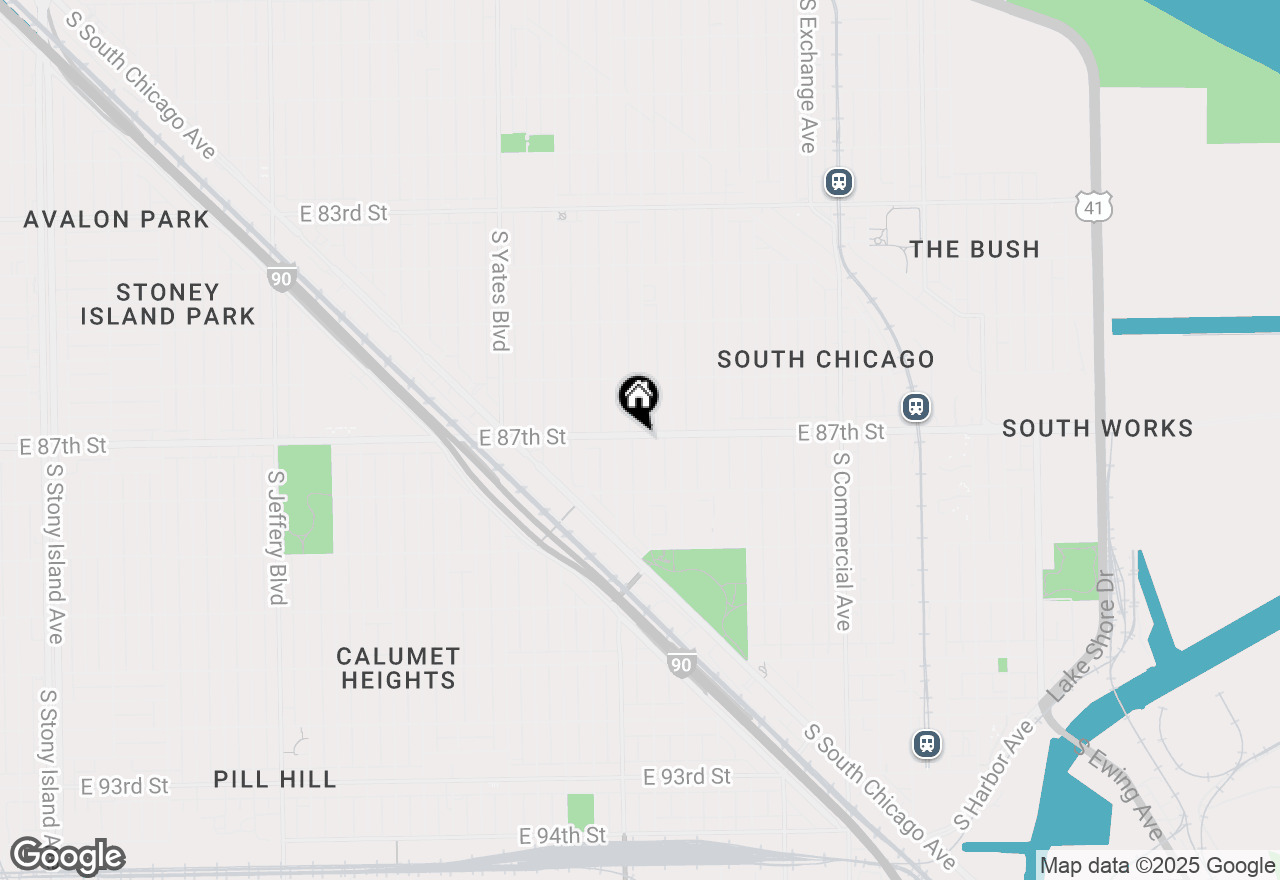 Map of 8700 S Saginaw Avenue, Chicago, IL 60617