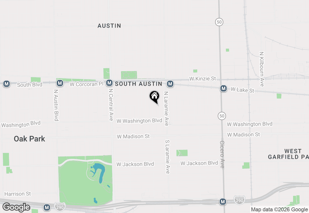 Map of 163 N Lockwood Avenue #2, Chicago, IL 60644