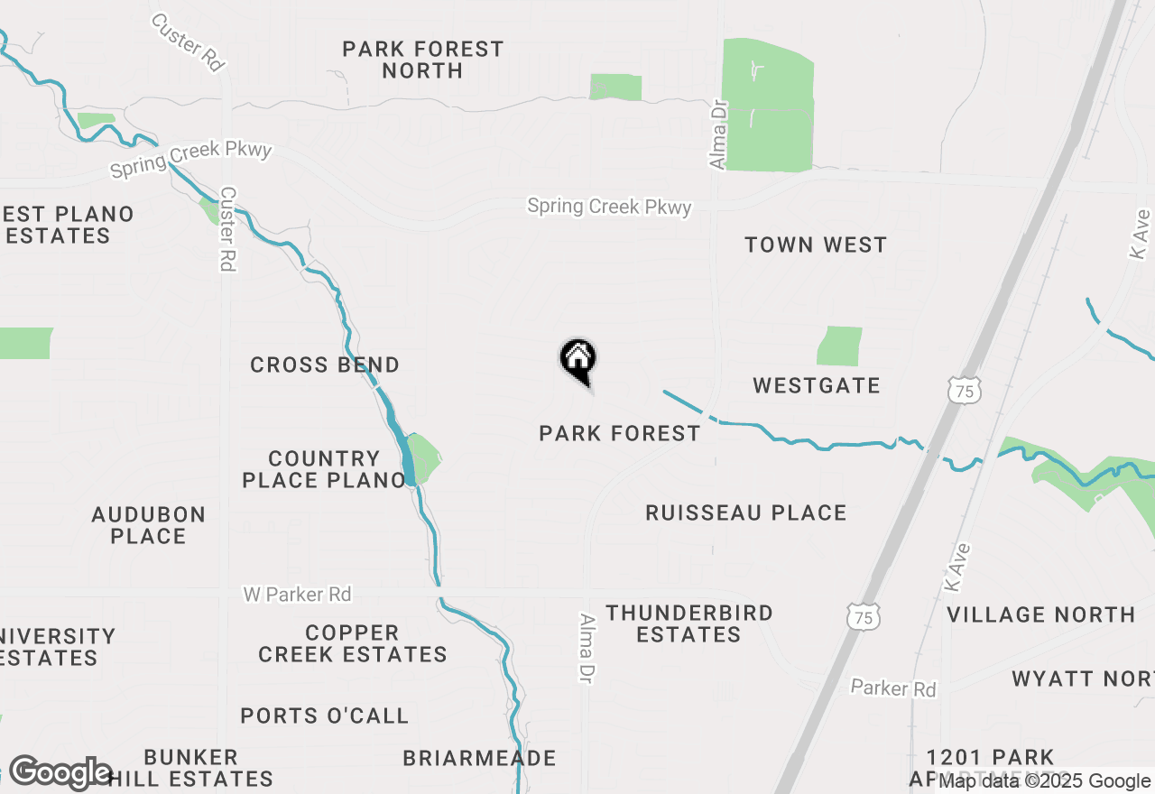 Map of 3821 Mckinley Drive, Plano, TX 75023