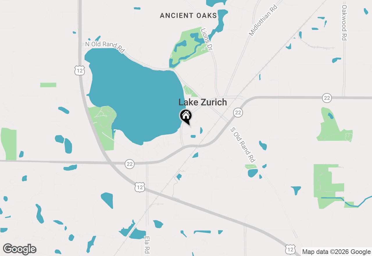 Map of 15 Lake Street, Lake Zurich, IL 60047