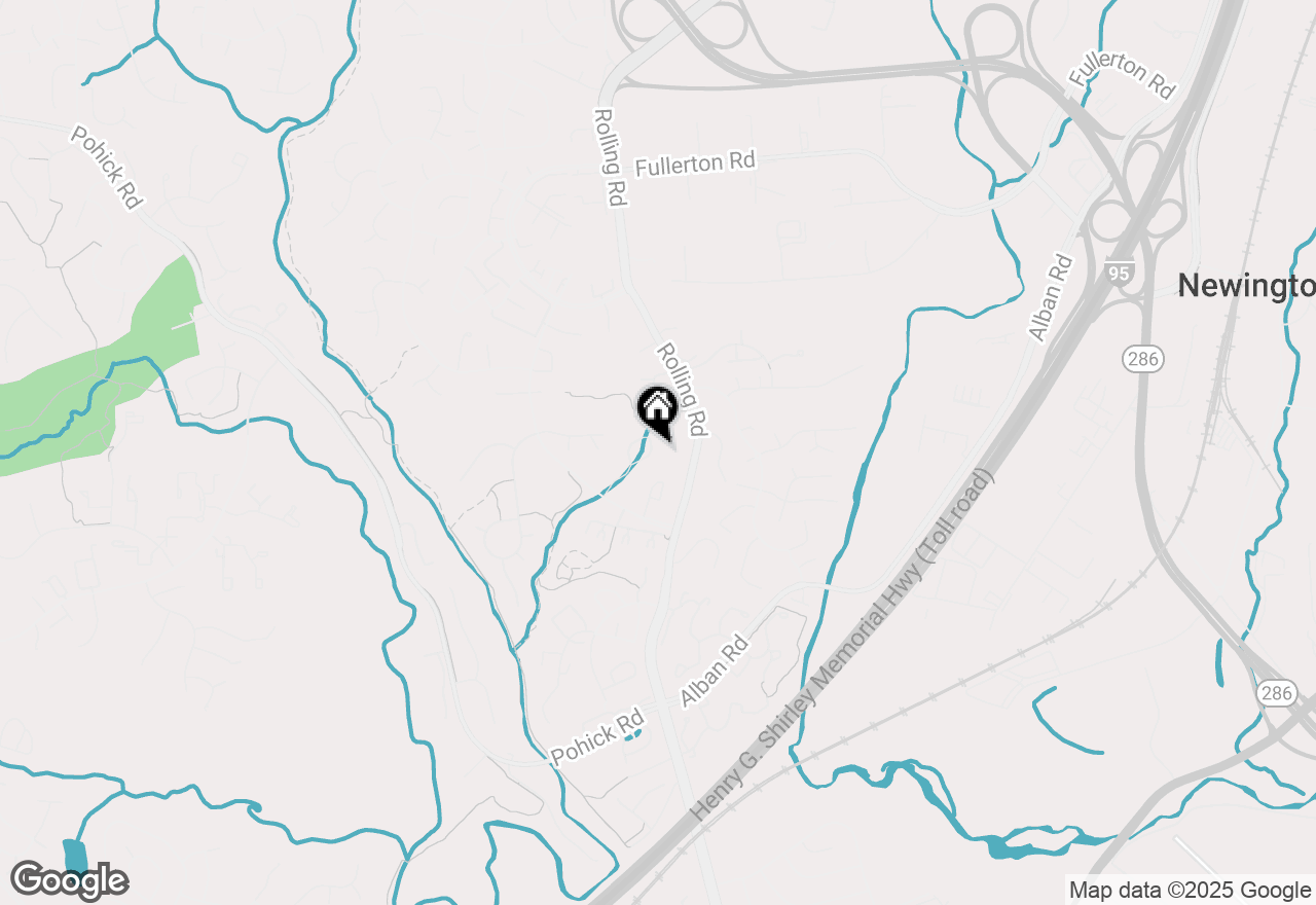 Map of 8313 Moline Place, Springfield, VA 22151