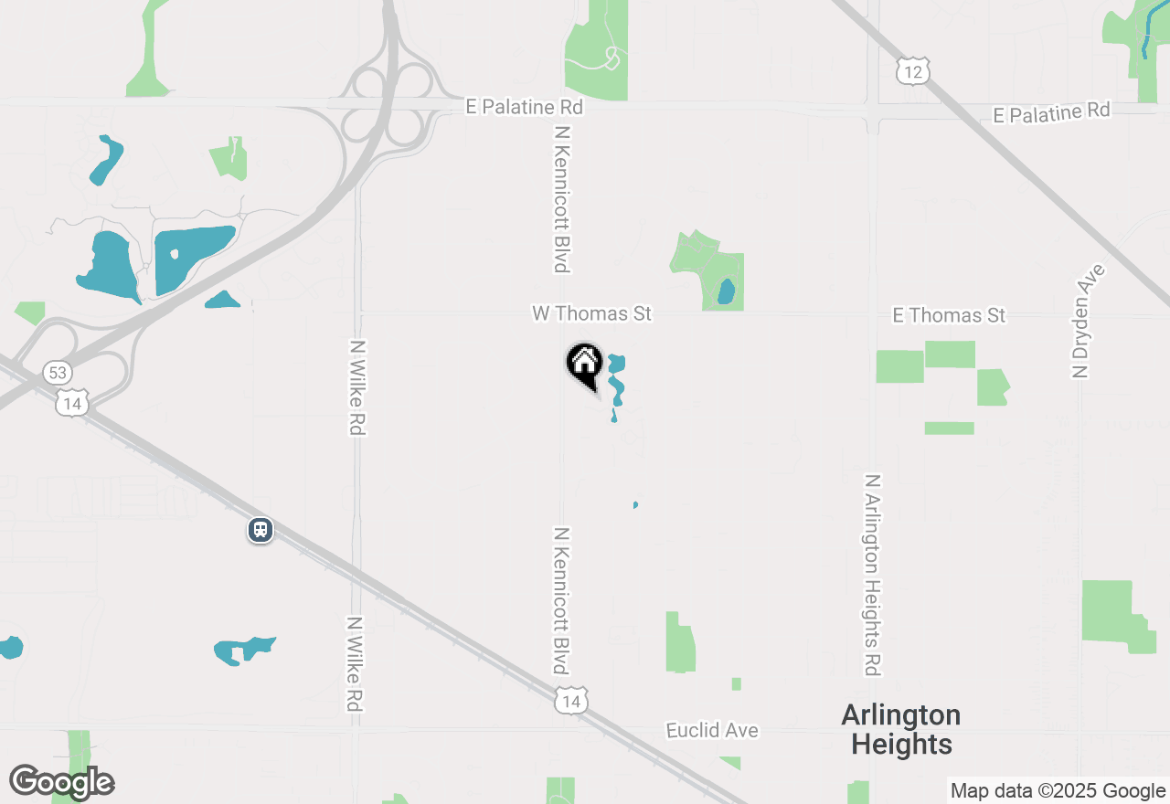 Map of 1285 Luther Lane #127B, Arlington Heights, IL 60004