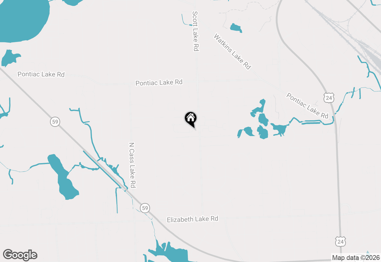 Map of 3112 Hidden Trail, Waterford, MI 48328