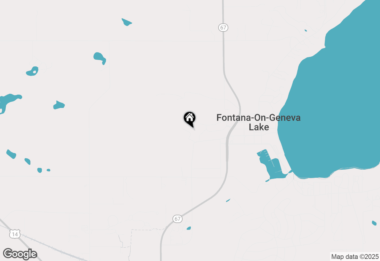 Map of 208 W Main St, Fontana, WI 53125