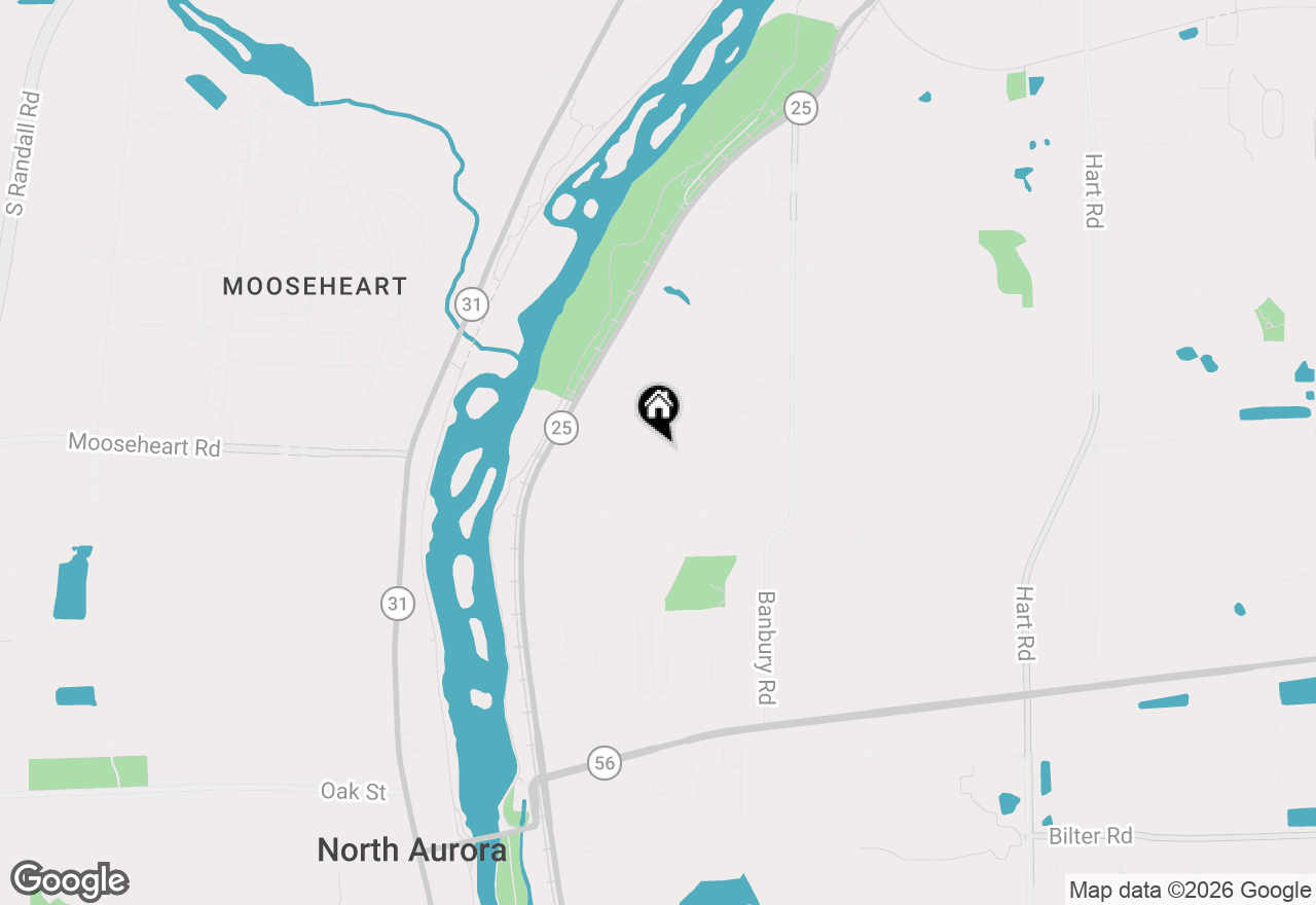 Map of 260 Ridge Road, North Aurora, IL 60542