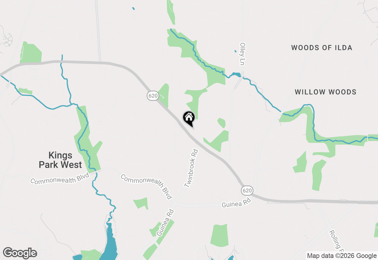 Map of 9534 Braddock Road, Fairfax, VA 22032