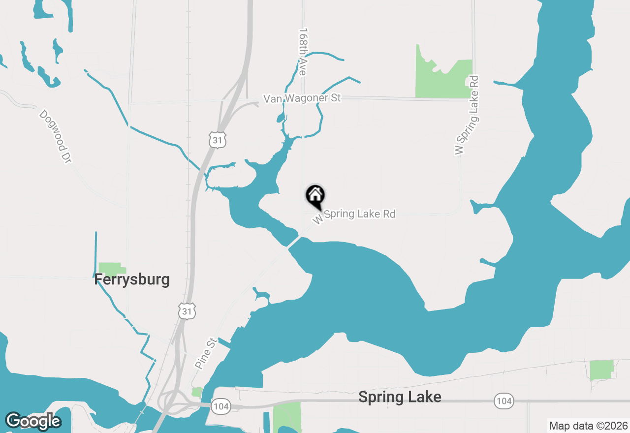 Map of 17115 W Spring Lake Road, Spring Lake, MI 49456
