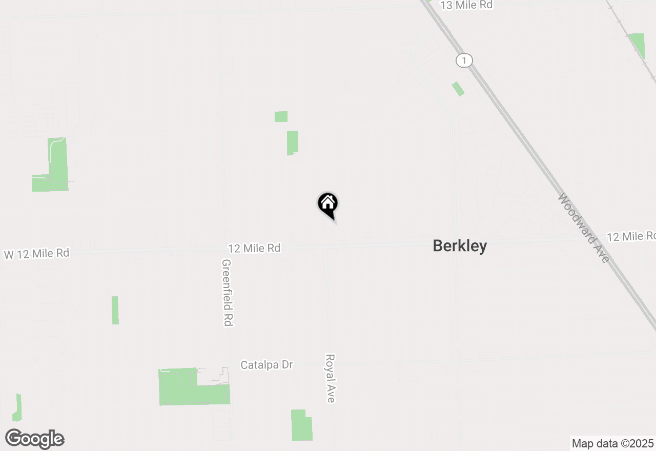 Map of 3560 Royal Avenue, Berkley, MI 48072