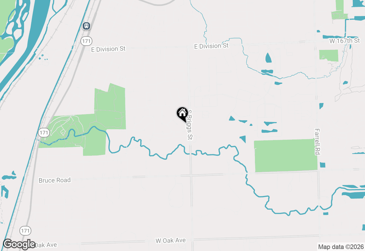 Map of 17060 Auburn Ridge Drive, Lockport, IL 60441