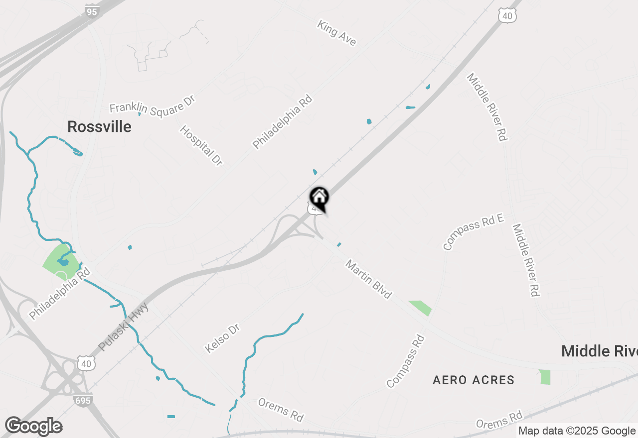 Map of 37 Cool Breeze Drive, Middle River, MD 21220