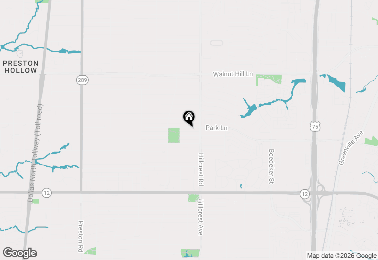 Map of 6730 Park Lane, Dallas, TX 75225
