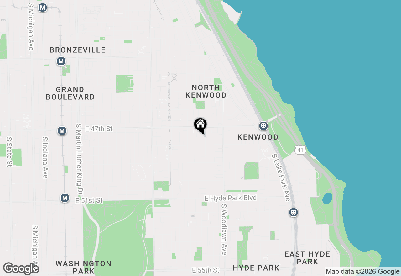 Map of 4730 S Greenwood Avenue, Chicago, IL 60615