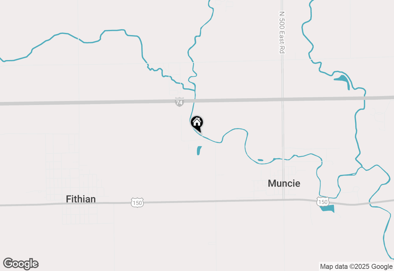 Map of 17525 N 450 East Road, Fithian, IL 61844