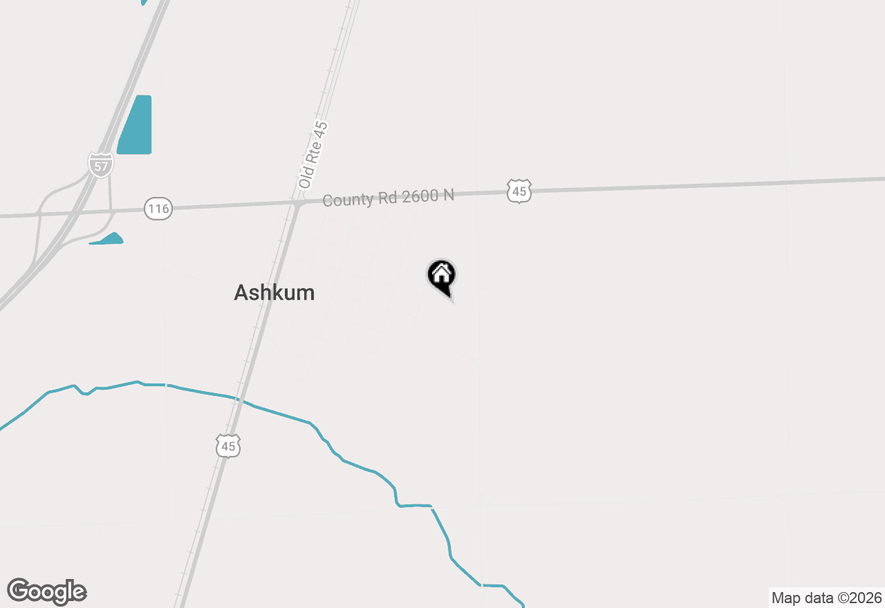 Map of 606 E Fine Street, Ashkum, IL 60911