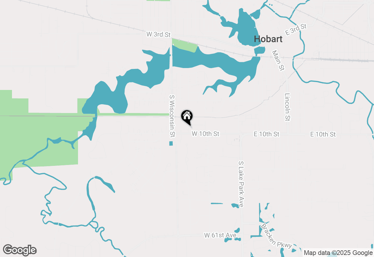 Map of 600 W 10th Street, Hobart, IN 46342