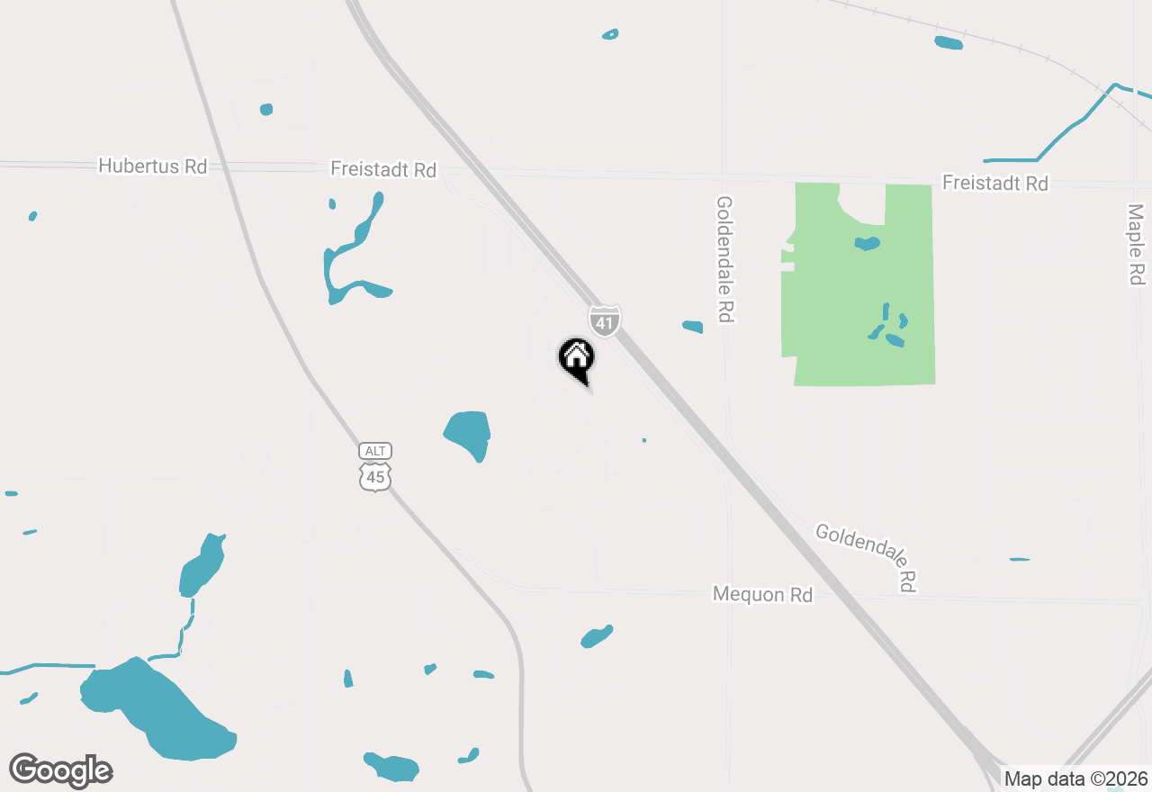 Map of N115W20978 Brookside Drive, Germantown, WI 53022