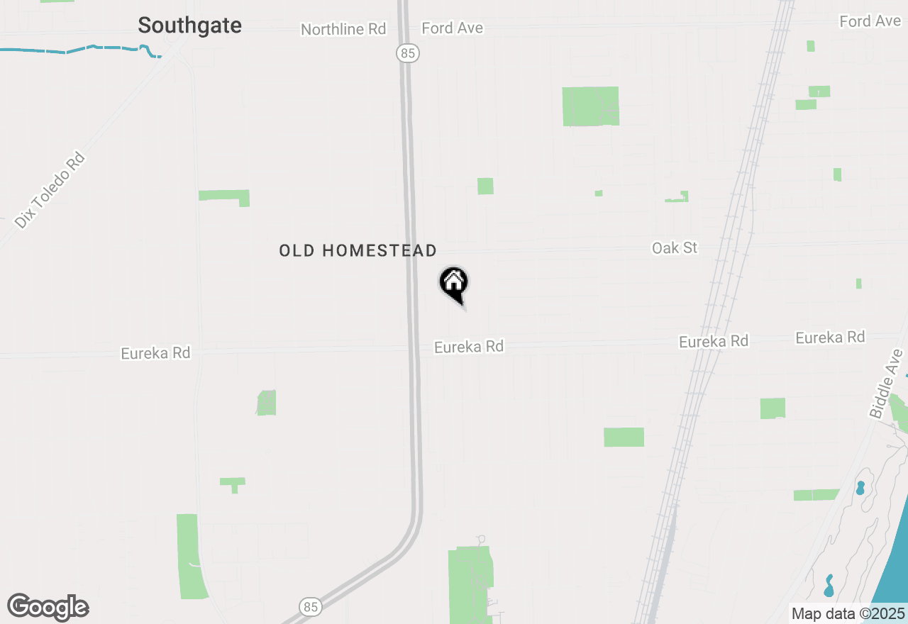 Map of 3164 22nd Street, Wyandotte, MI 48192