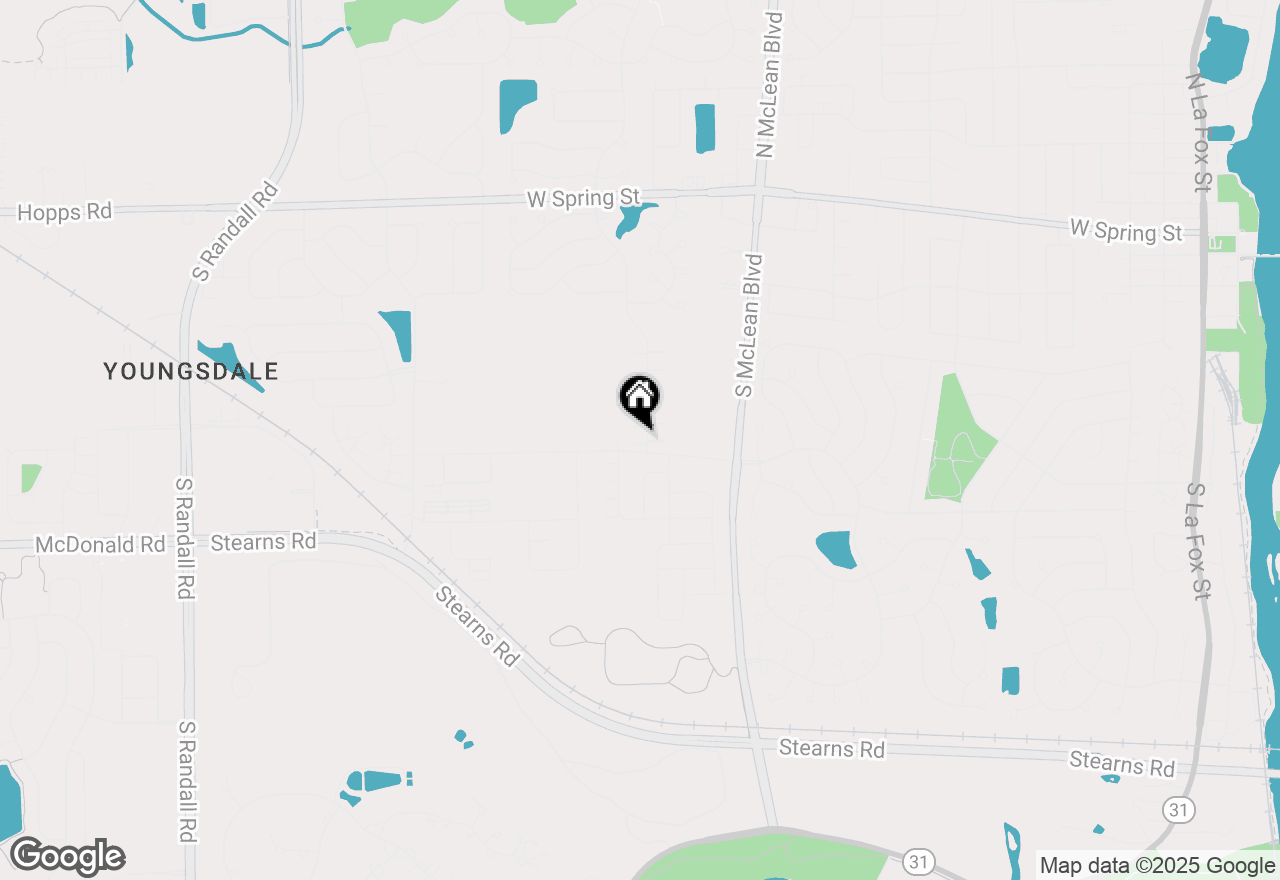 Map of 322 Kingsport Drive, South Elgin, IL 60177