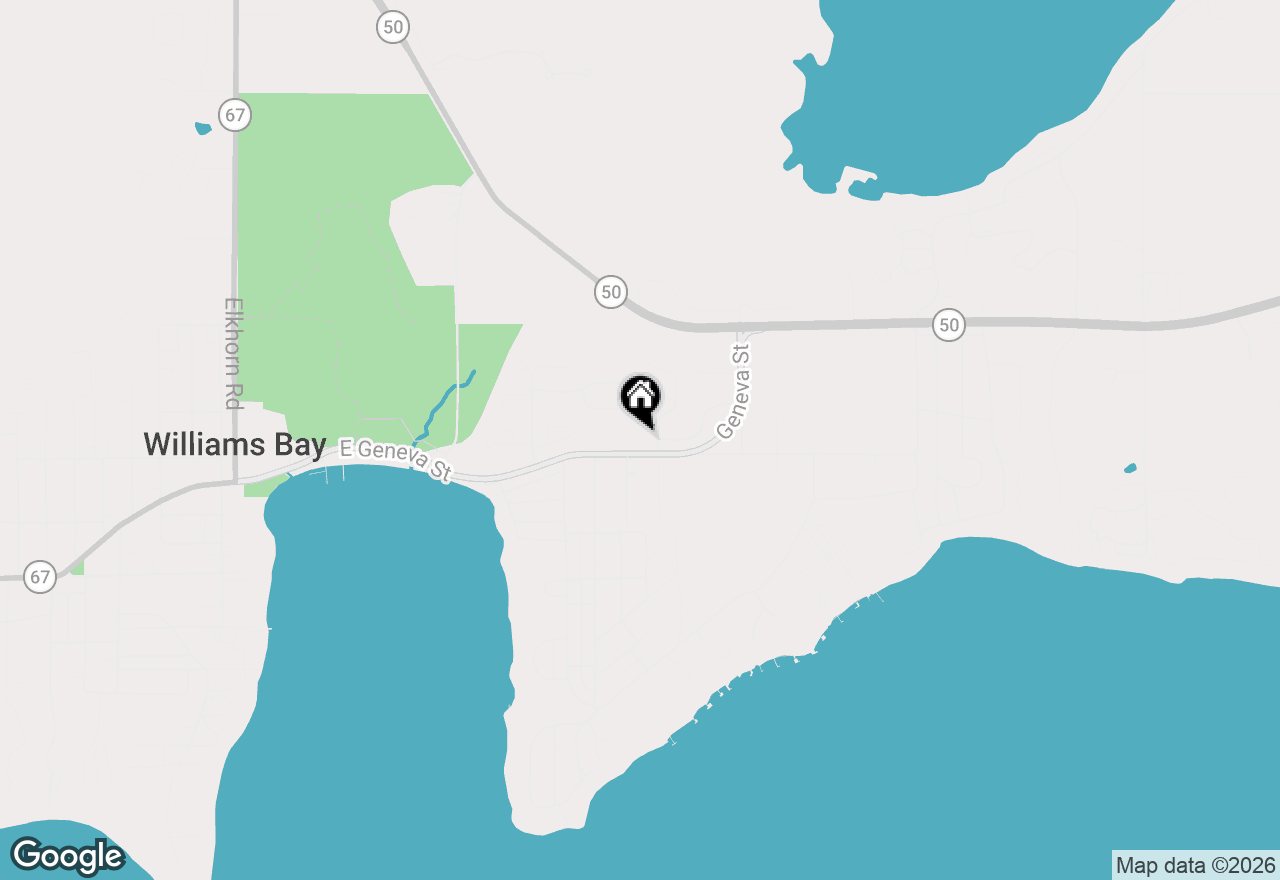 Map of 90 Potawatomi Rd #3D, Williams Bay, WI 53191