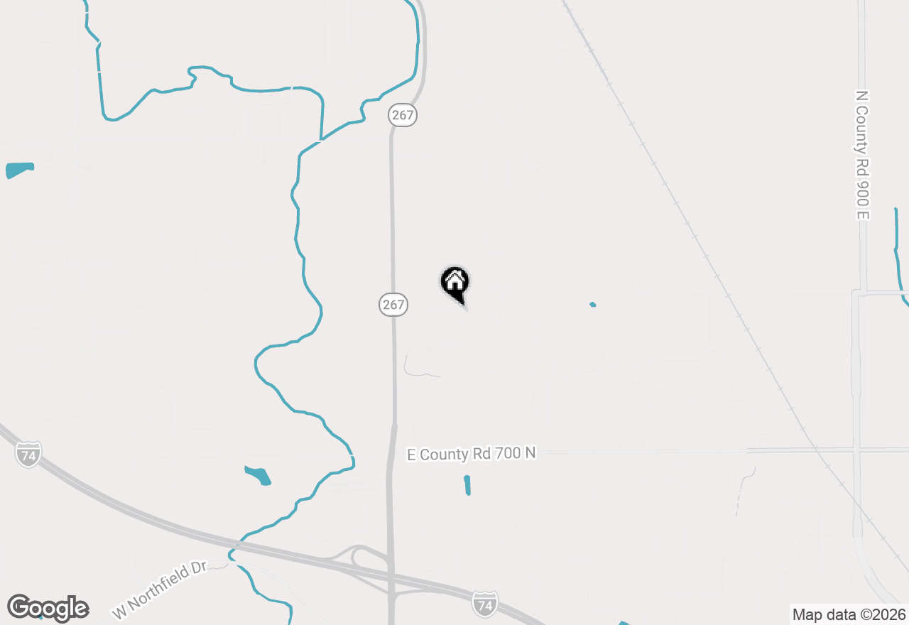 Map of 7695 Burns Drive, Brownsburg, IN 46112