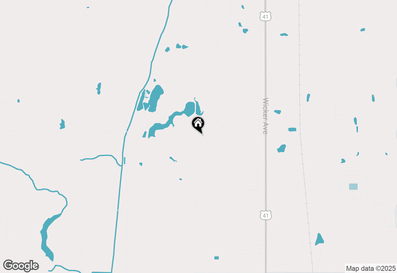 Map of 12508 Tall Oaks Drive, Cedar Lake, IN 46303