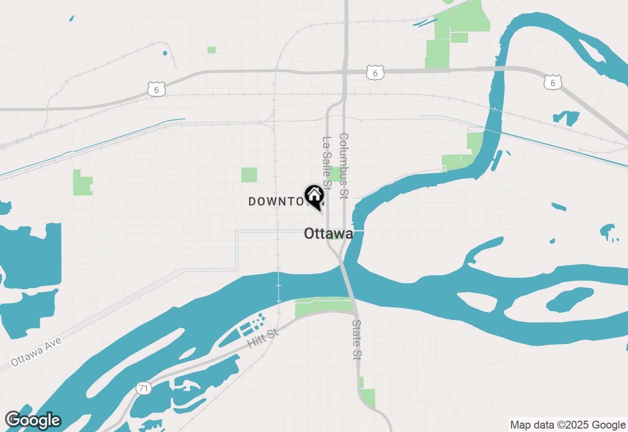 Map of 227 W Madison Street, Ottawa, IL 61350