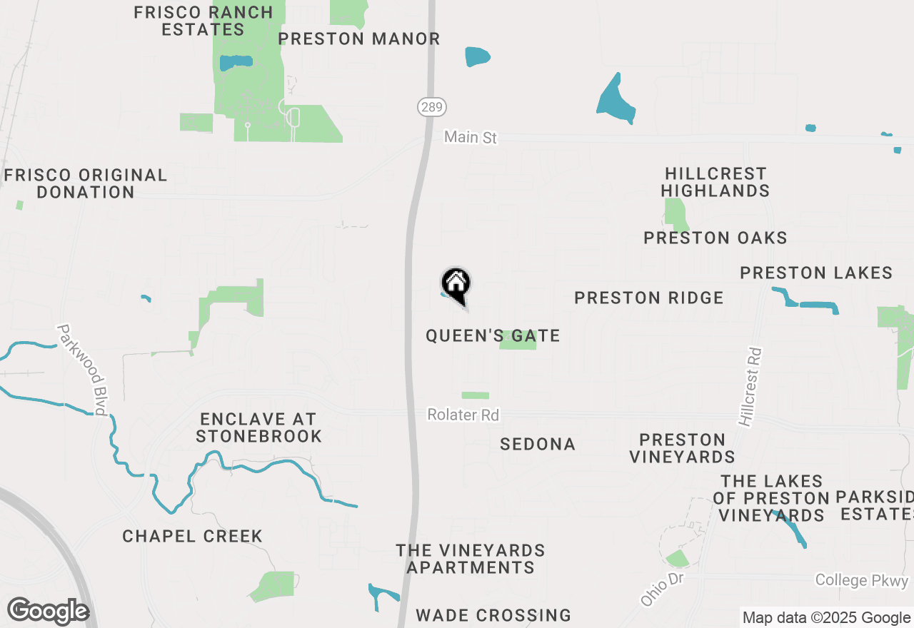 Map of 7961 Whitehart Street, Frisco, TX 75035