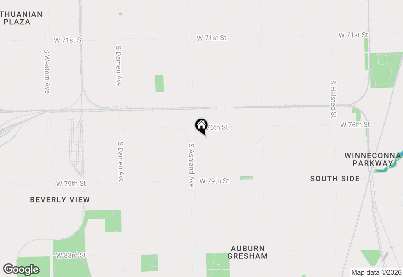 Map of 7638 S Laflin Street, Chicago, IL 60620