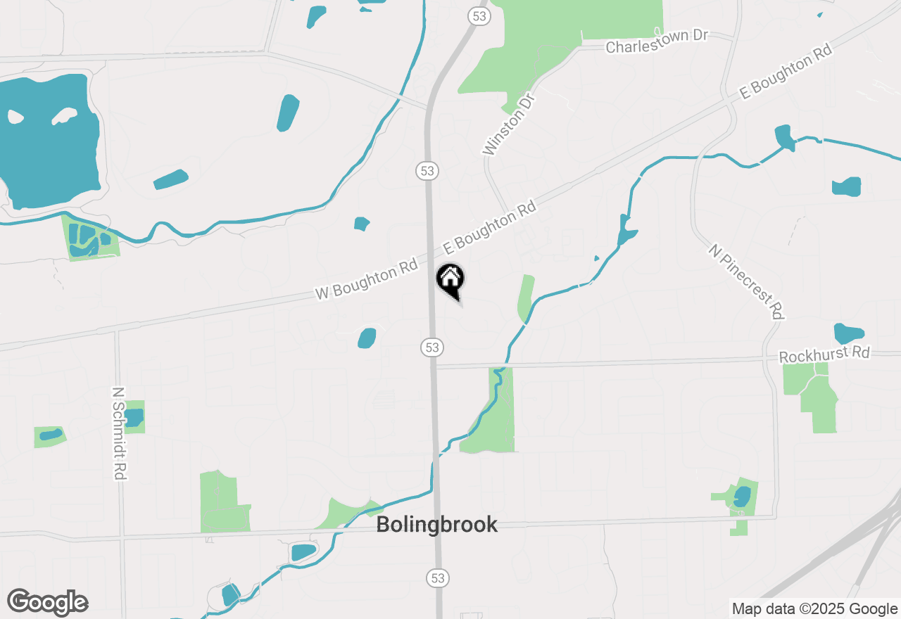 Map of (Address confidential), Bolingbrook, Illinois 60440