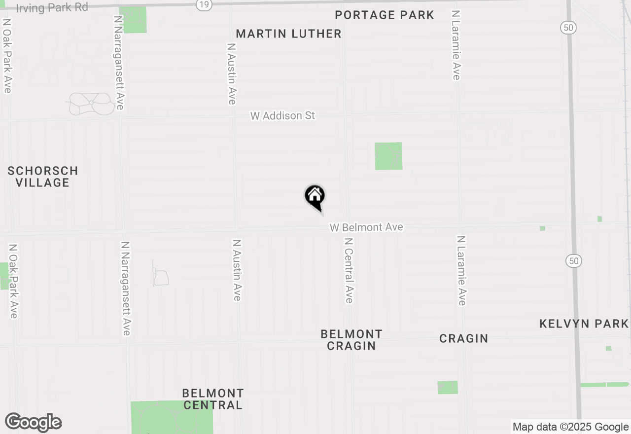 Map of 5709 W Melrose Street, Chicago, IL 60634