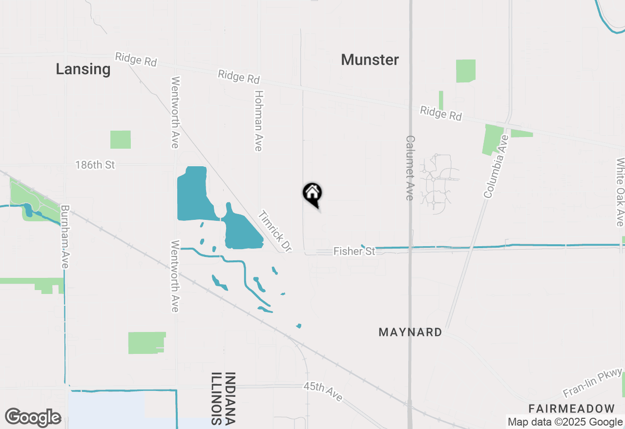 Map of 8745 Janeway Court #J3, Munster, IN 46321