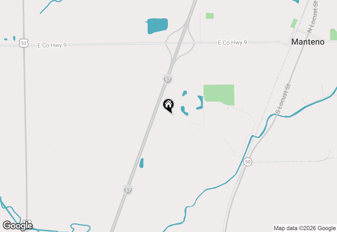 Map of 855 White Tail Bend, Manteno, IL 60950