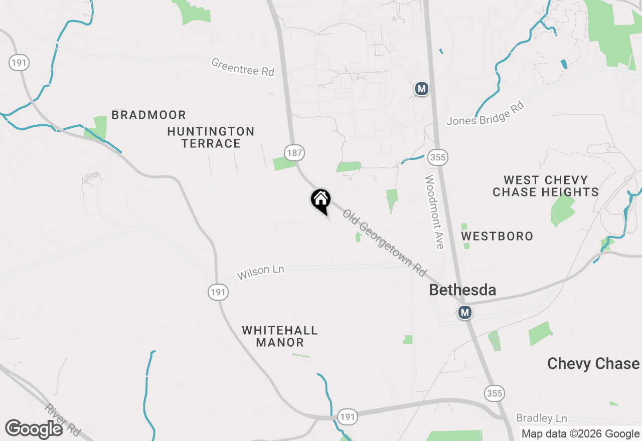 Map of 8009 Maple Ridge Road, Bethesda, MD 20814