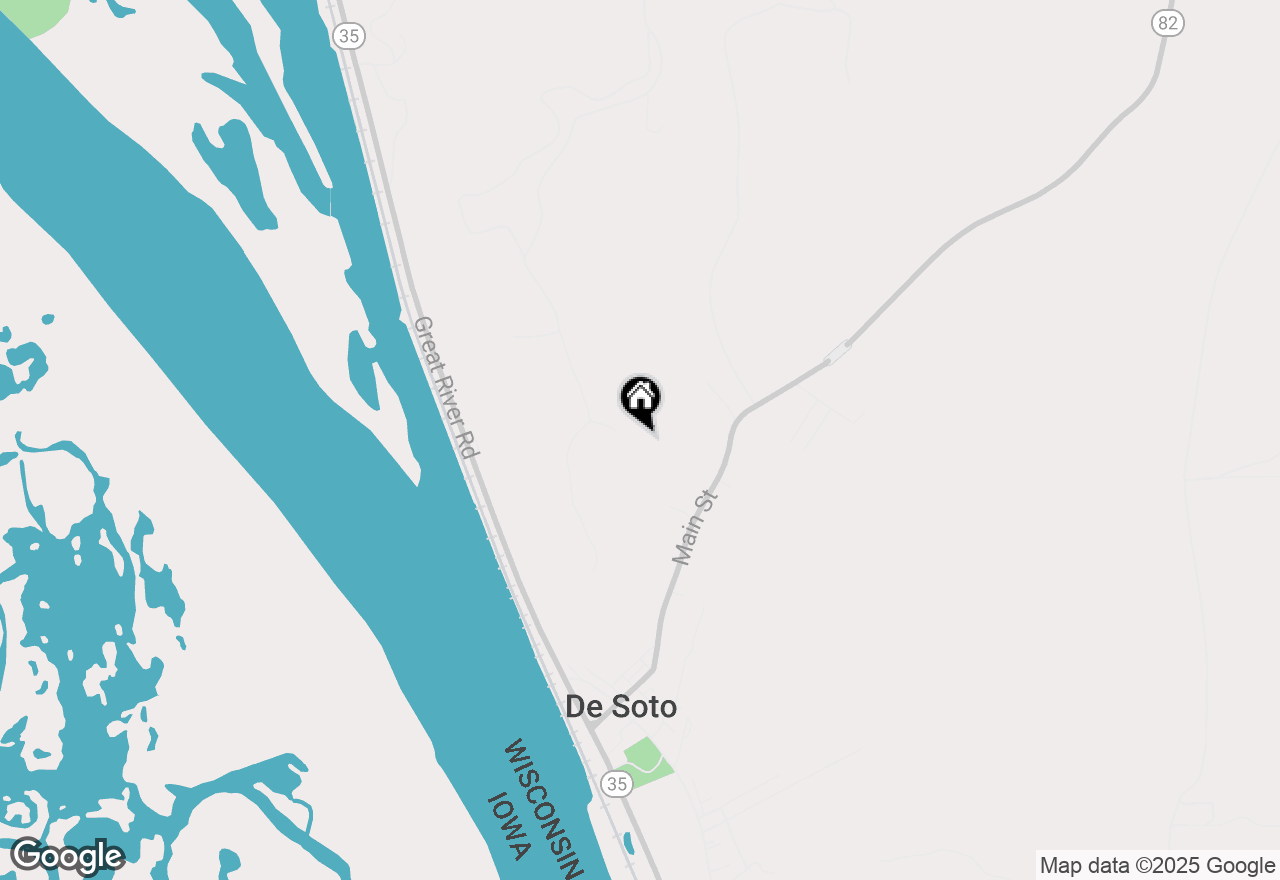 Map of 25 Longview Ln, De Soto, WI 54624