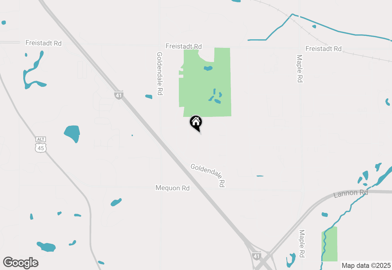 Map of W199N11509 Rosewood Ave, Germantown, WI 53022