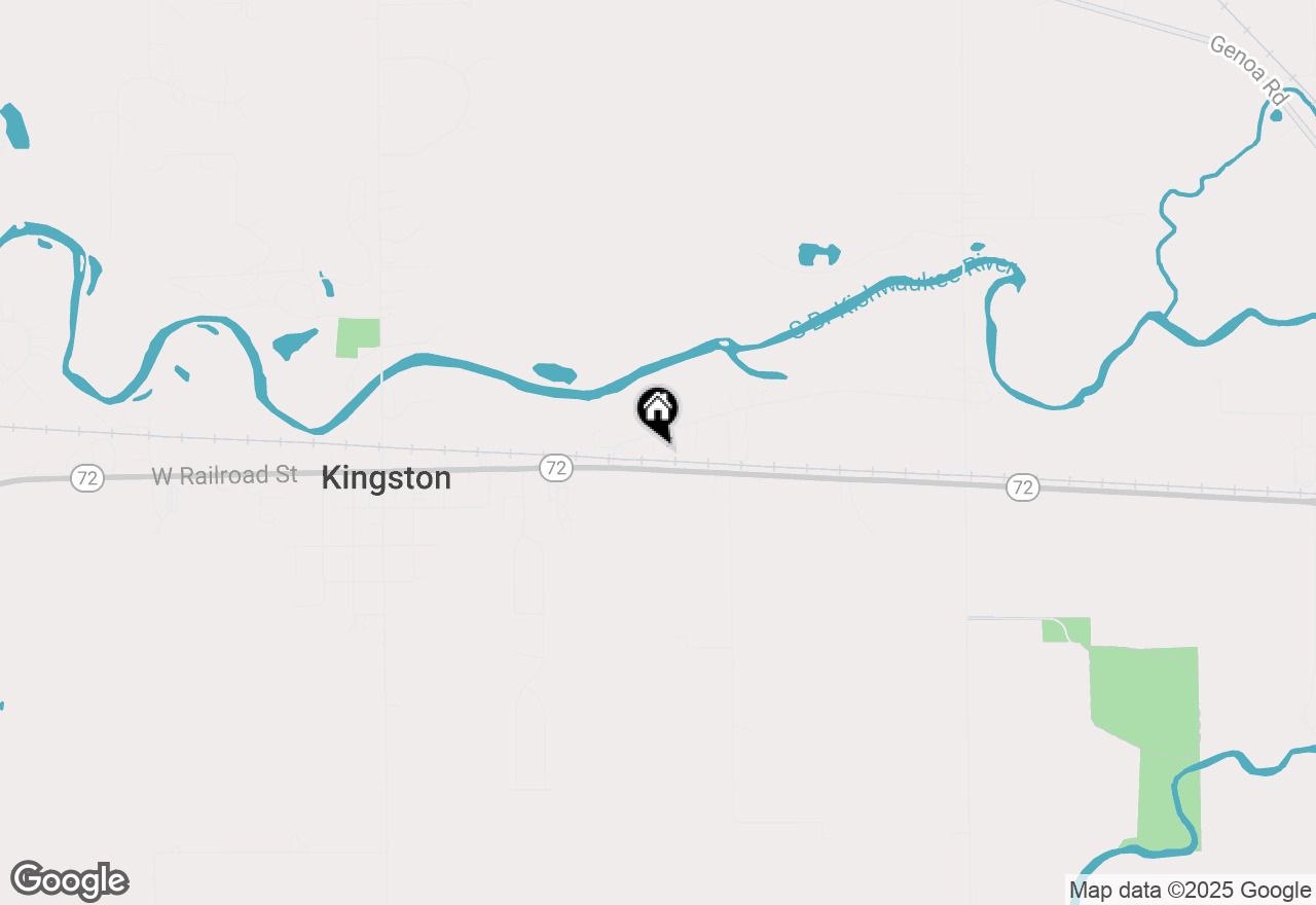 Map of 216 9th Avenue, Kingston, IL 60145