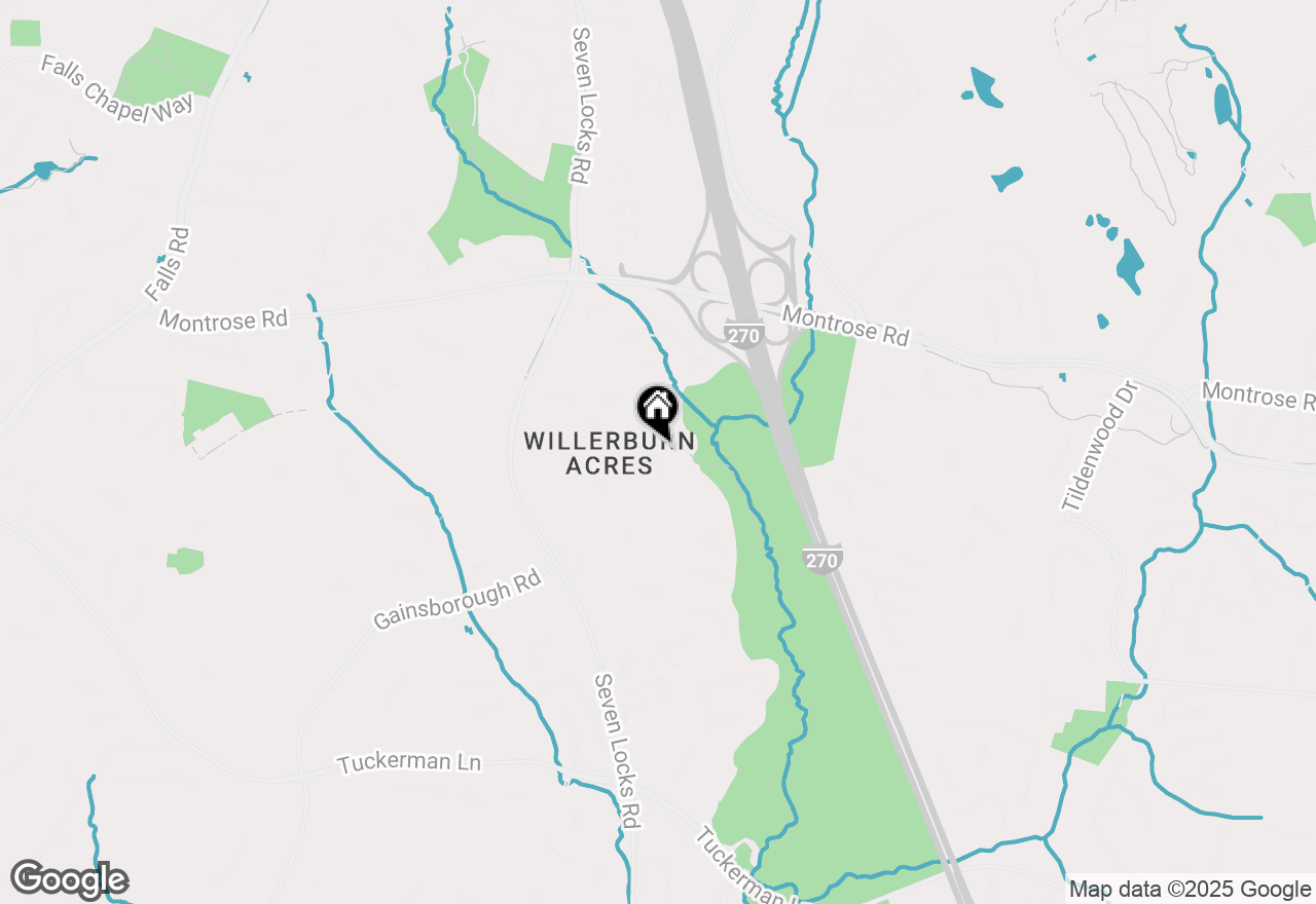 Map of 11907 Whistler Court, Potomac, MD 20854