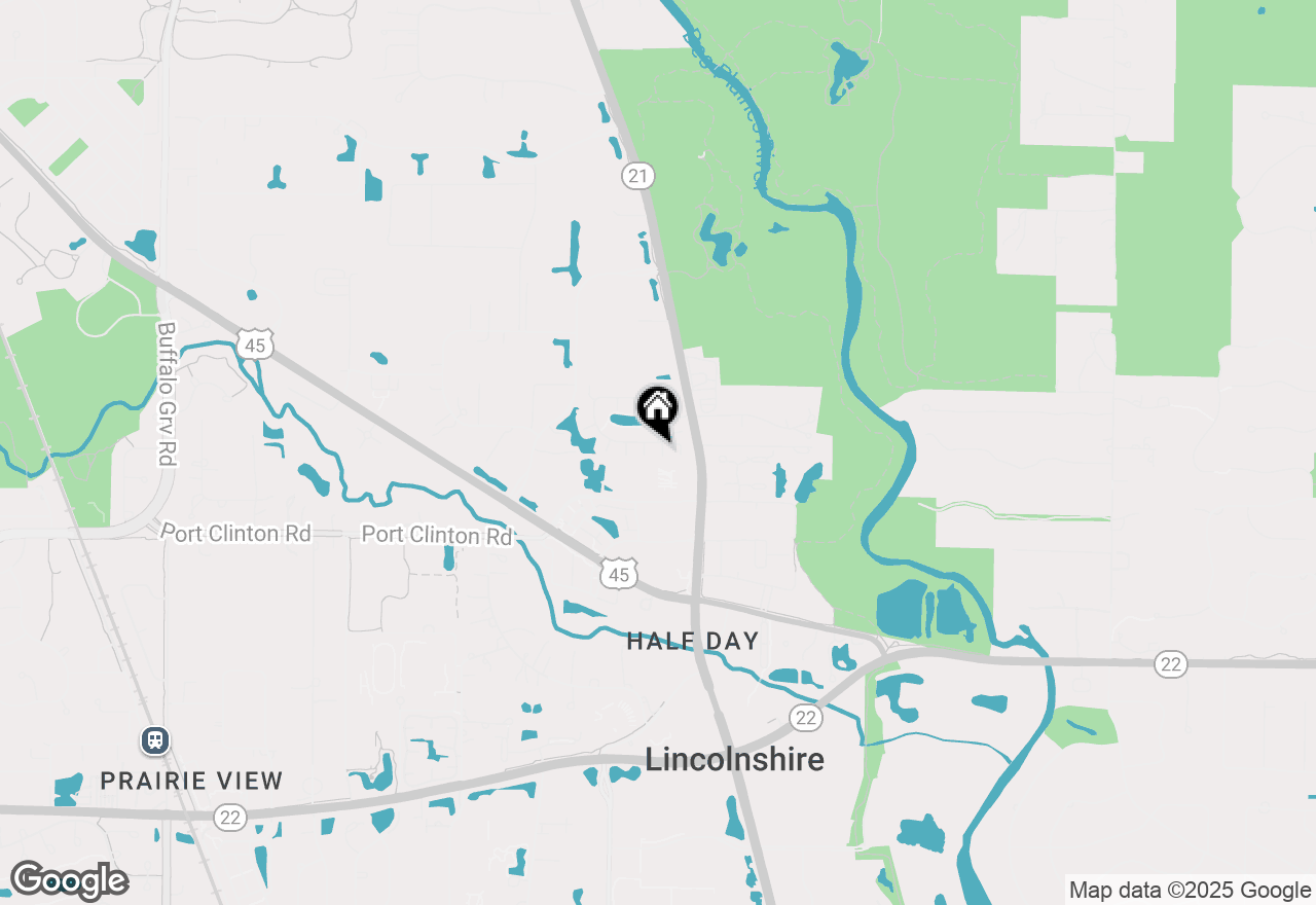 Map of 1272 Georgetown Way, Vernon Hills, IL 60061