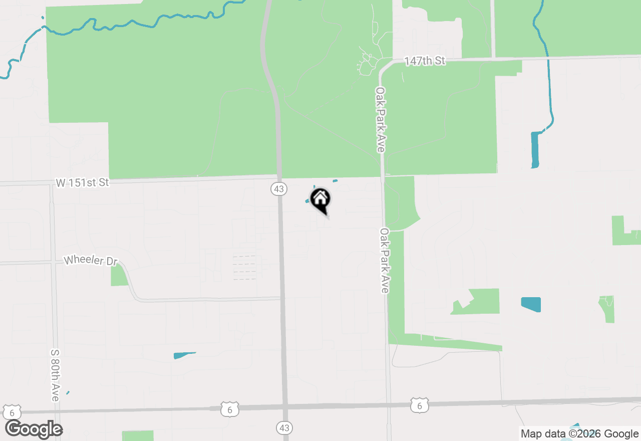 Map of 7025 Heritage Circle #2A, Orland Park, IL 60462