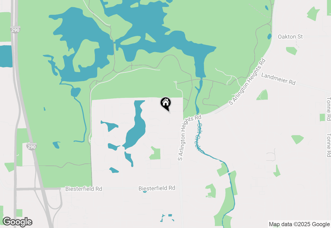 Map of 625 Stonehaven Avenue, Elk Grove Village, IL 60007